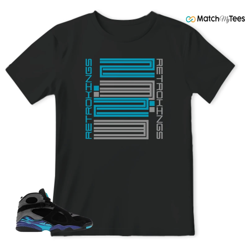 NIKE AIR JORDAN 8 AQUA SNEAKER Matching Tees t-shirt