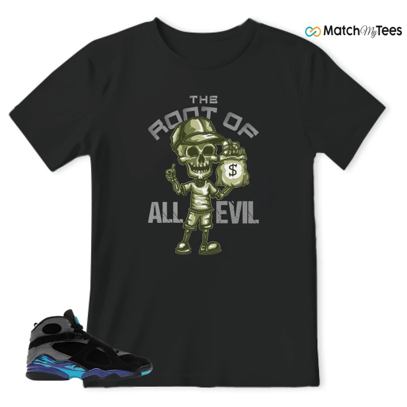 NIKE AIR JORDAN 8 AQUA SNEAKER Matching Tees t-shirt