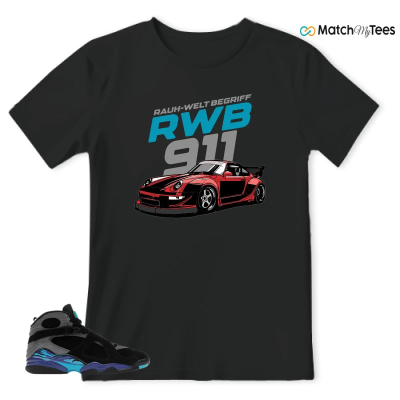 NIKE AIR JORDAN 8 AQUA SNEAKER Matching Tees t-shirt