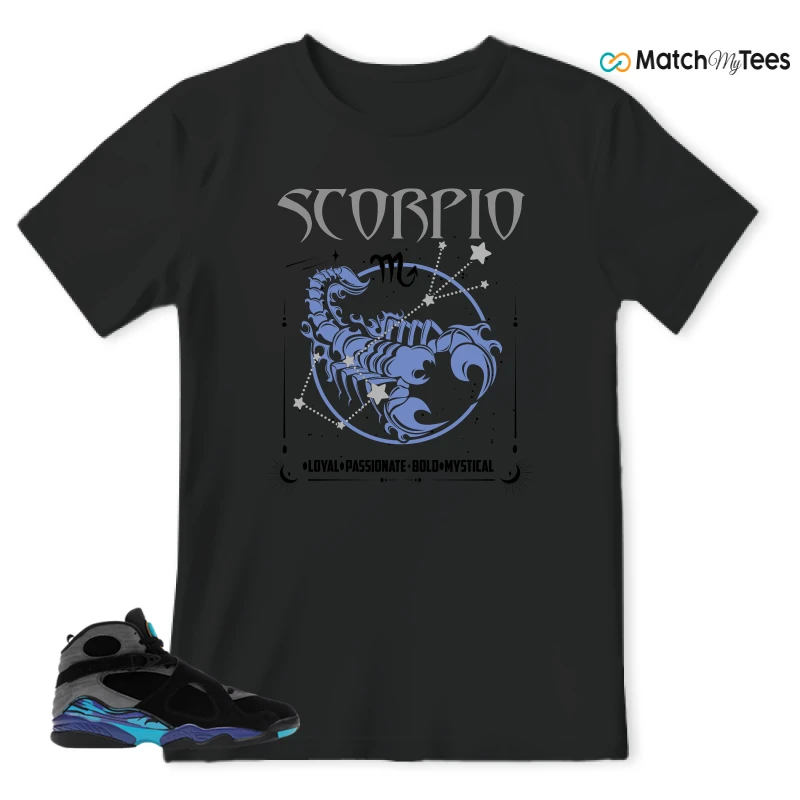 NIKE AIR JORDAN 8 AQUA SNEAKER Matching Tees t-shirt