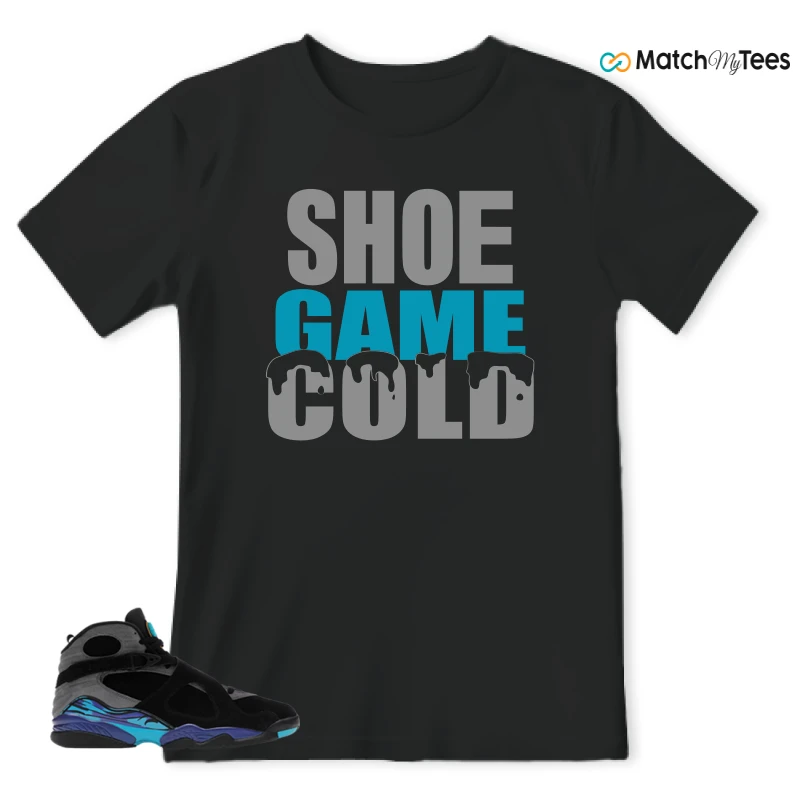 NIKE AIR JORDAN 8 AQUA SNEAKER Matching Tees t-shirt