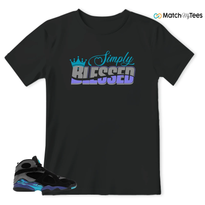NIKE AIR JORDAN 8 AQUA SNEAKER Matching Tees t-shirt