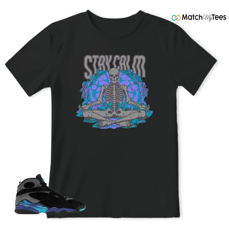 NIKE AIR JORDAN 8 AQUA SNEAKER Matching Tees t-shirt