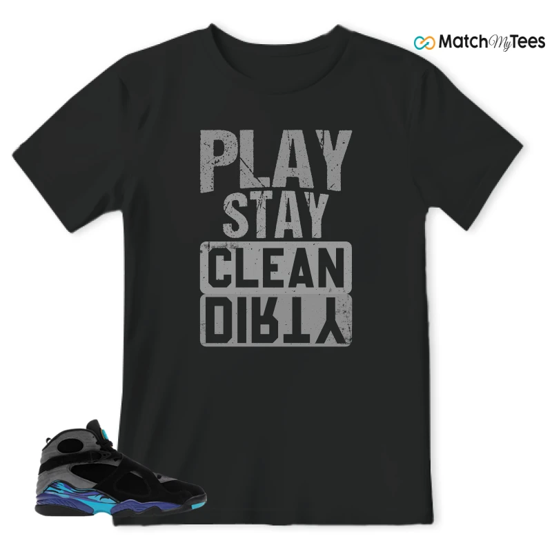 NIKE AIR JORDAN 8 AQUA SNEAKER Matching Tees t-shirt
