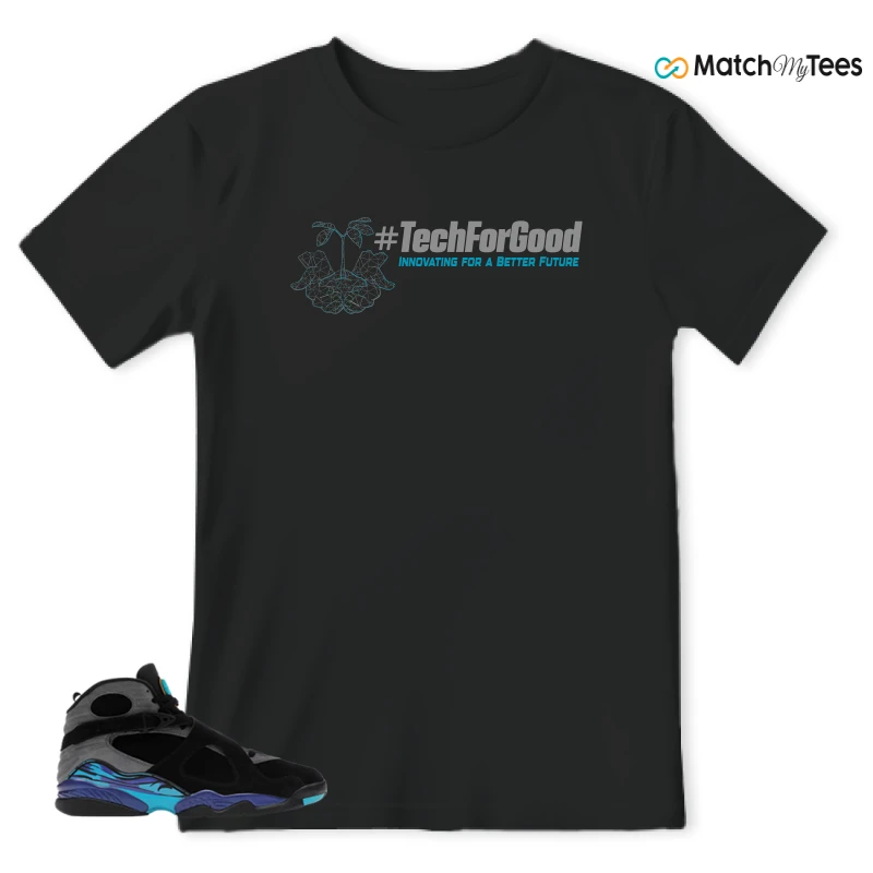 NIKE AIR JORDAN 8 AQUA SNEAKER Matching Tees t-shirt