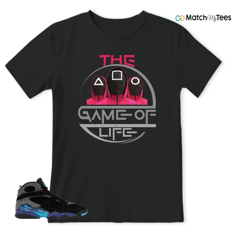 NIKE AIR JORDAN 8 AQUA SNEAKER Matching Tees t-shirt