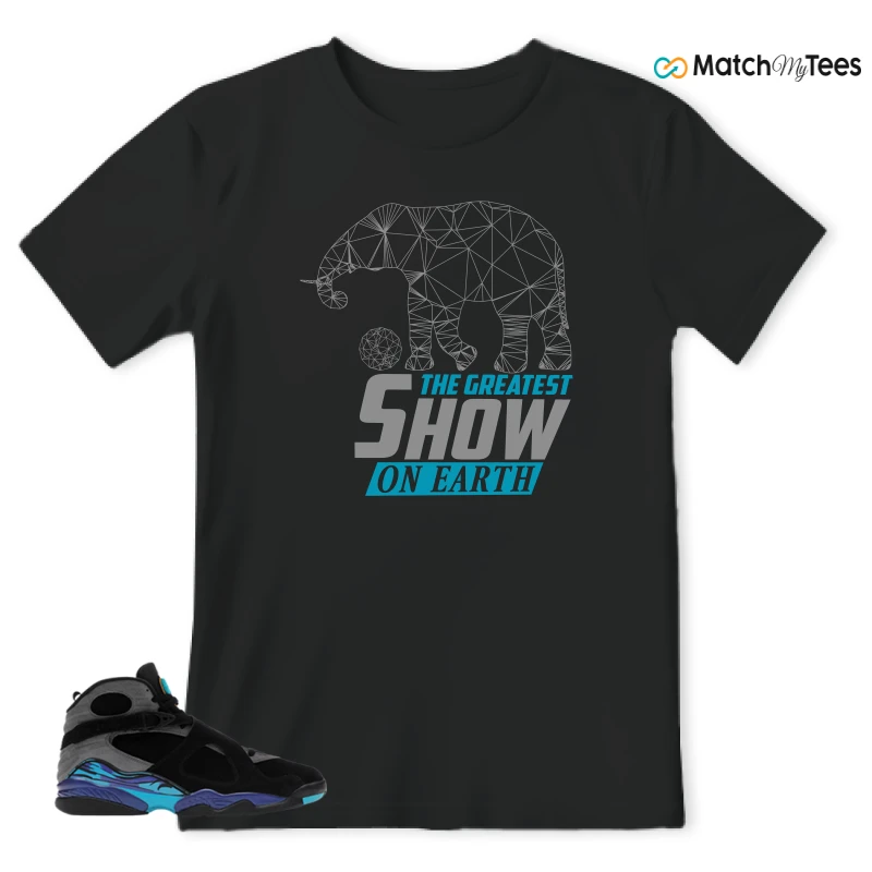 NIKE AIR JORDAN 8 AQUA SNEAKER Matching Tees t-shirt