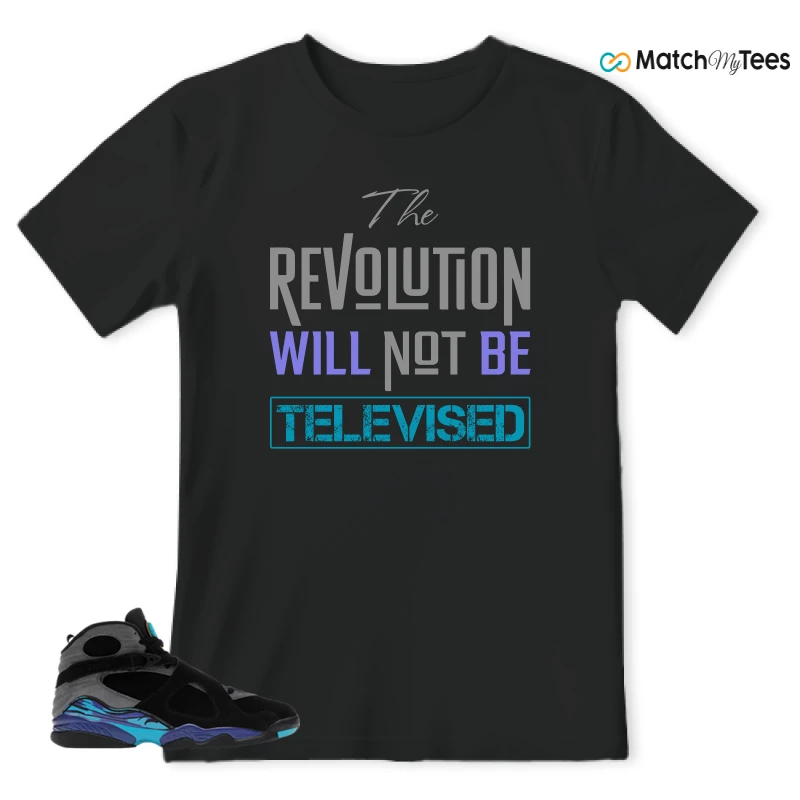 NIKE AIR JORDAN 8 AQUA SNEAKER Matching Tees t-shirt