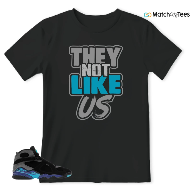 NIKE AIR JORDAN 8 AQUA SNEAKER Matching Tees t-shirt