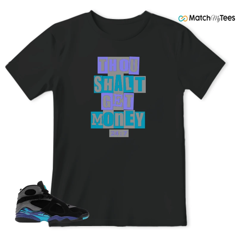 NIKE AIR JORDAN 8 AQUA SNEAKER Matching Tees t-shirt