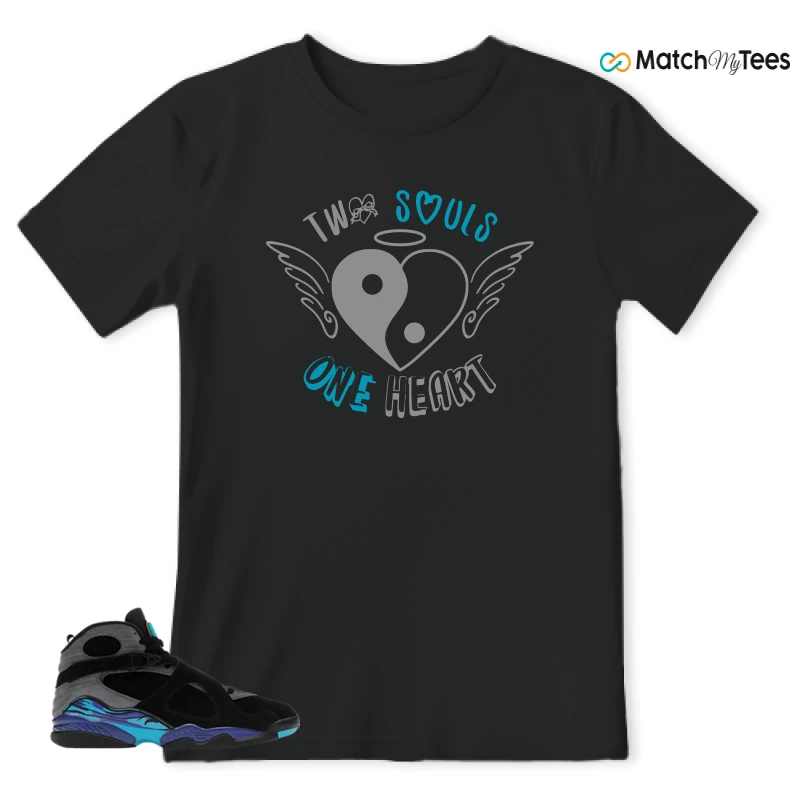 NIKE AIR JORDAN 8 AQUA SNEAKER Matching Tees t-shirt