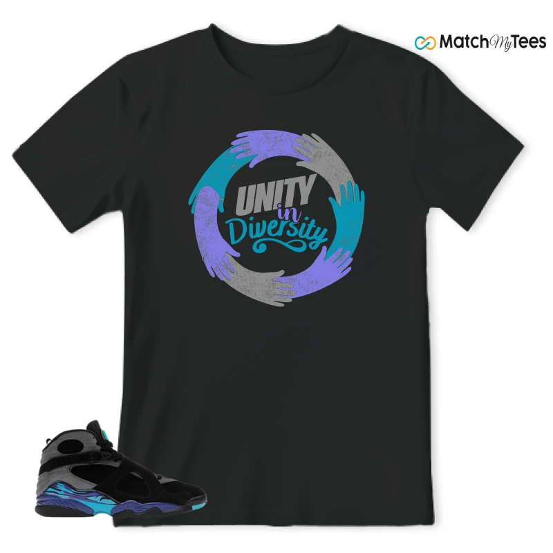 NIKE AIR JORDAN 8 AQUA SNEAKER Matching Tees t-shirt