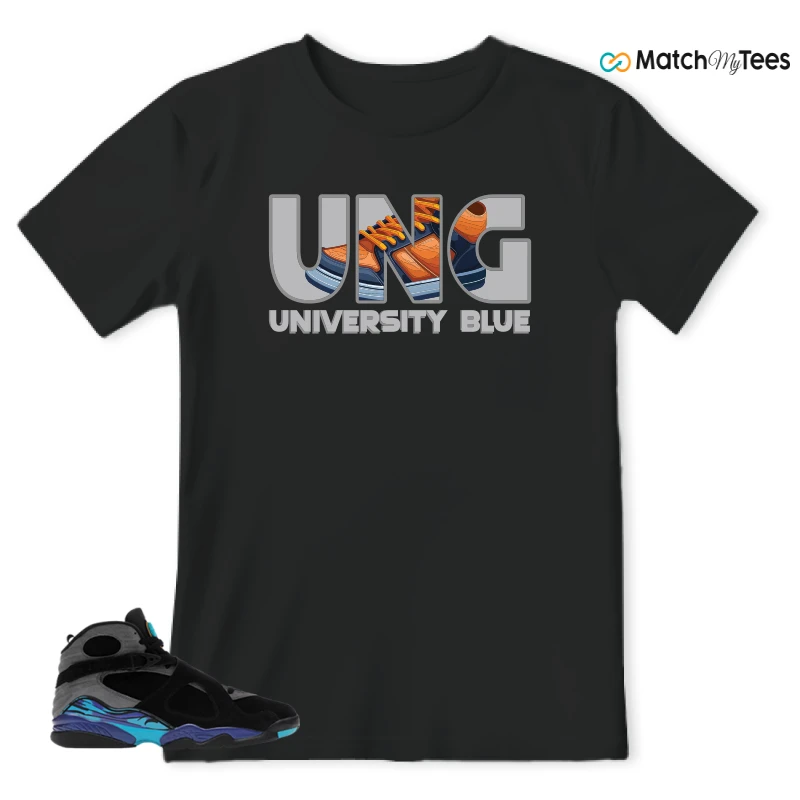 NIKE AIR JORDAN 8 AQUA SNEAKER Matching Tees t-shirt