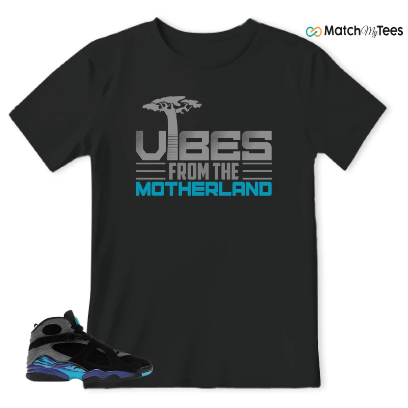 NIKE AIR JORDAN 8 AQUA SNEAKER Matching Tees t-shirt