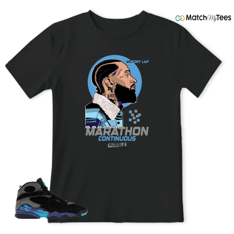NIKE AIR JORDAN 8 AQUA SNEAKER Matching Tees t-shirt