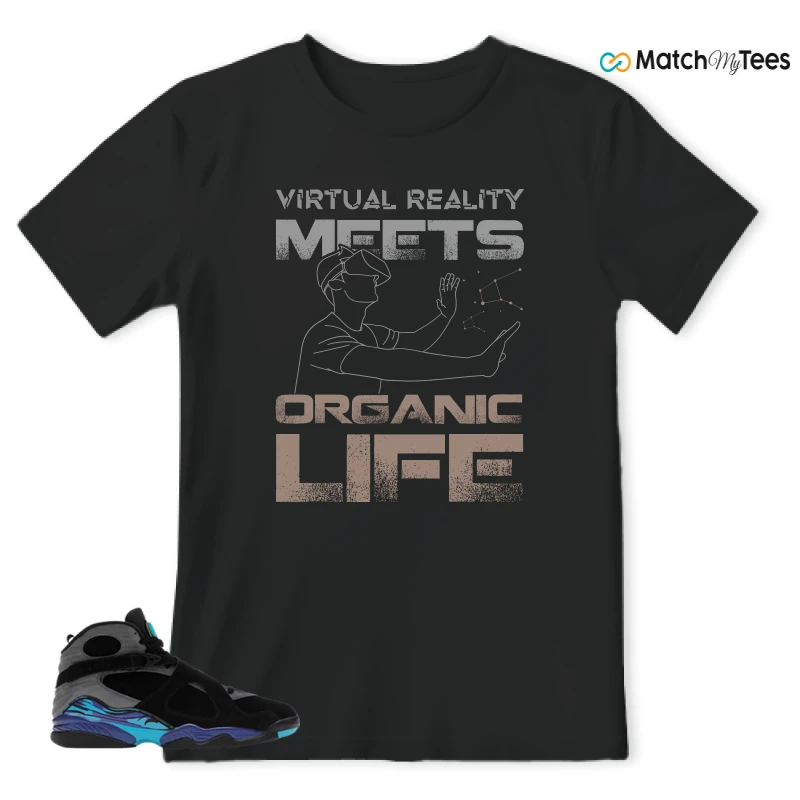 NIKE AIR JORDAN 8 AQUA SNEAKER Matching Tees t-shirt