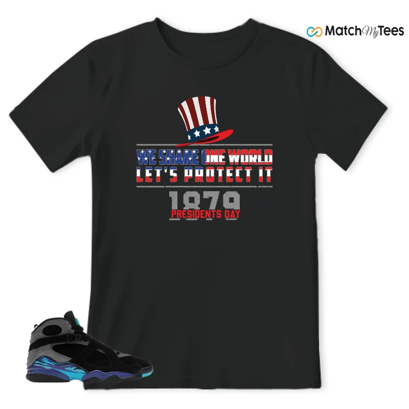 NIKE AIR JORDAN 8 AQUA SNEAKER Matching Tees t-shirt