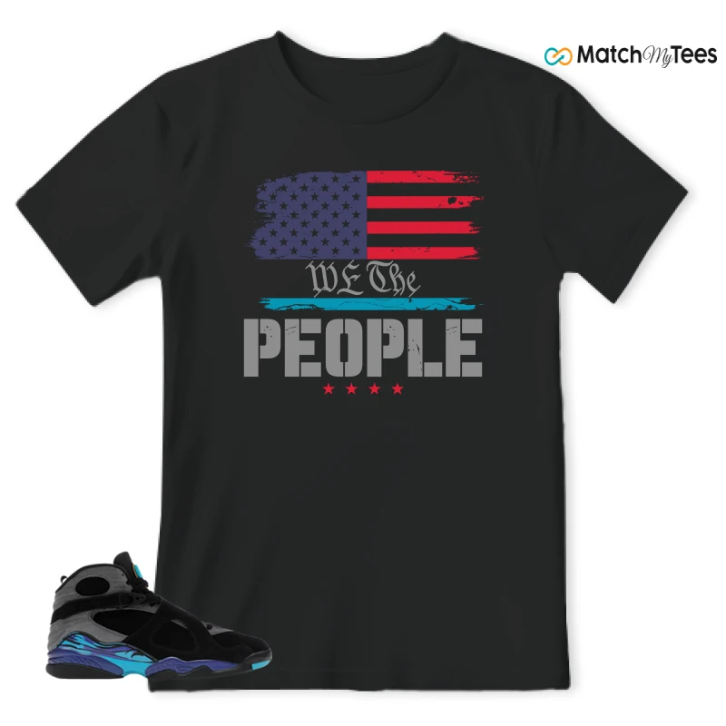 NIKE AIR JORDAN 8 AQUA SNEAKER Matching Tees t-shirt