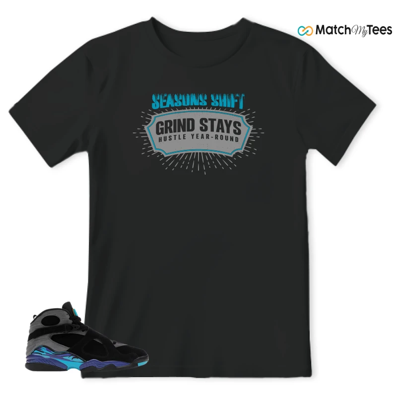 NIKE AIR JORDAN 8 AQUA SNEAKER Matching Tees t-shirt