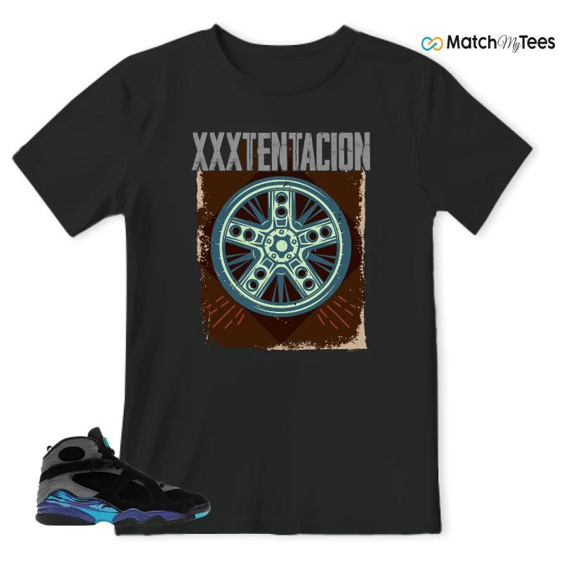 NIKE AIR JORDAN 8 AQUA SNEAKER Matching Tees t-shirt