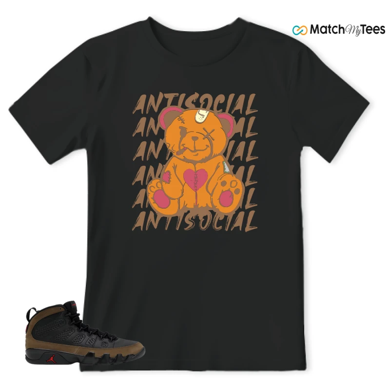 NIKE AIR JORDAN 9 OLIVE SNEAKER Matching Tees t-shirt