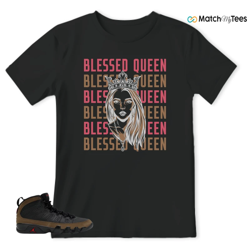 NIKE AIR JORDAN 9 OLIVE SNEAKER Matching Tees t-shirt