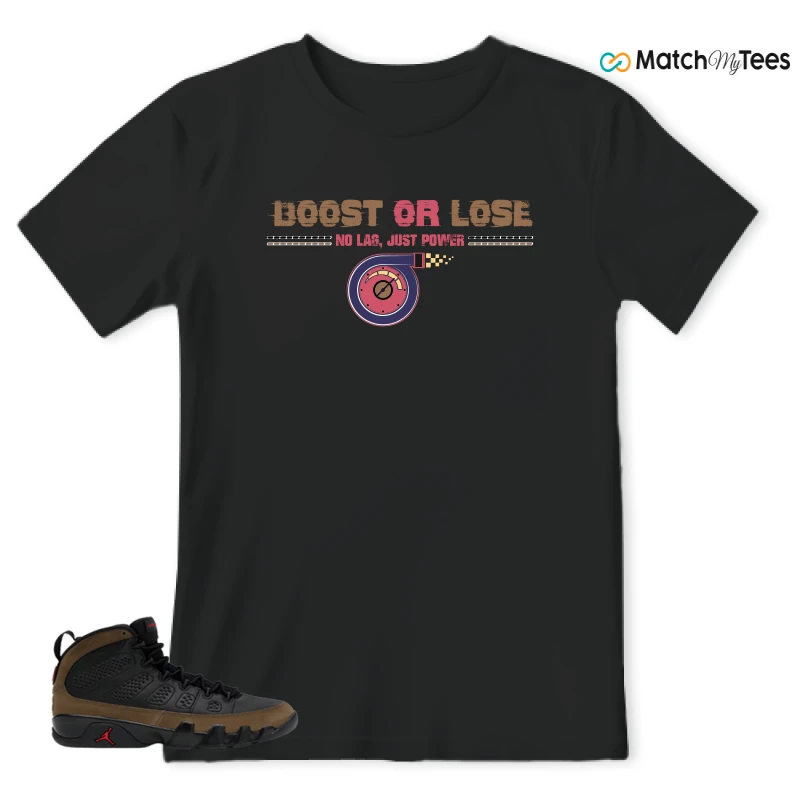 NIKE AIR JORDAN 9 OLIVE SNEAKER Matching Tees t-shirt