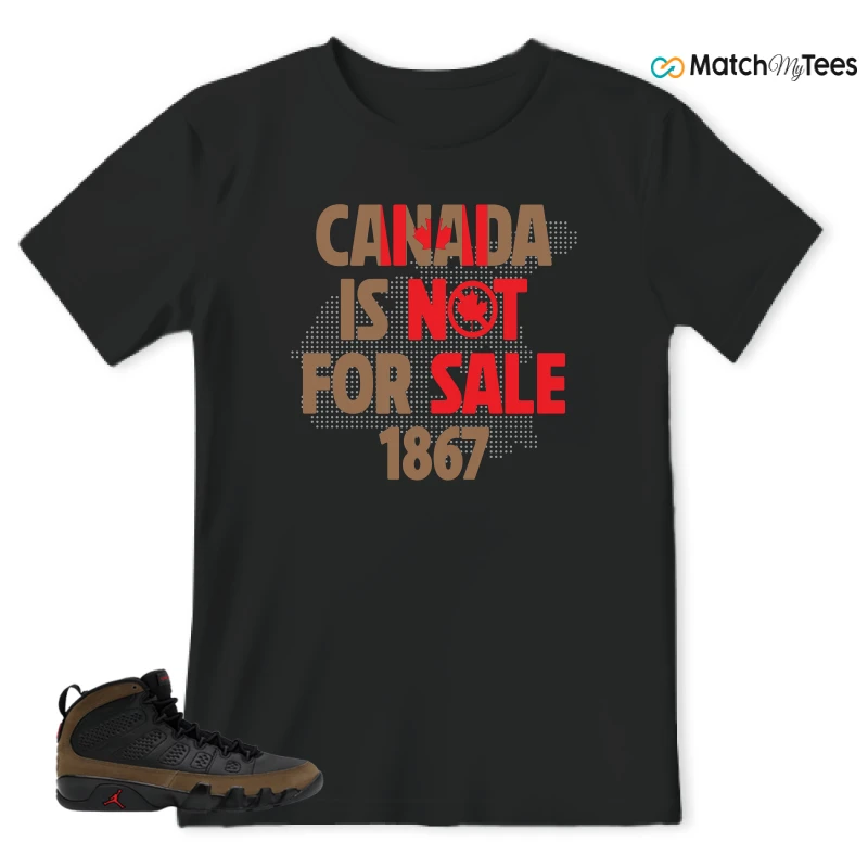 NIKE AIR JORDAN 9 OLIVE SNEAKER Matching Tees t-shirt