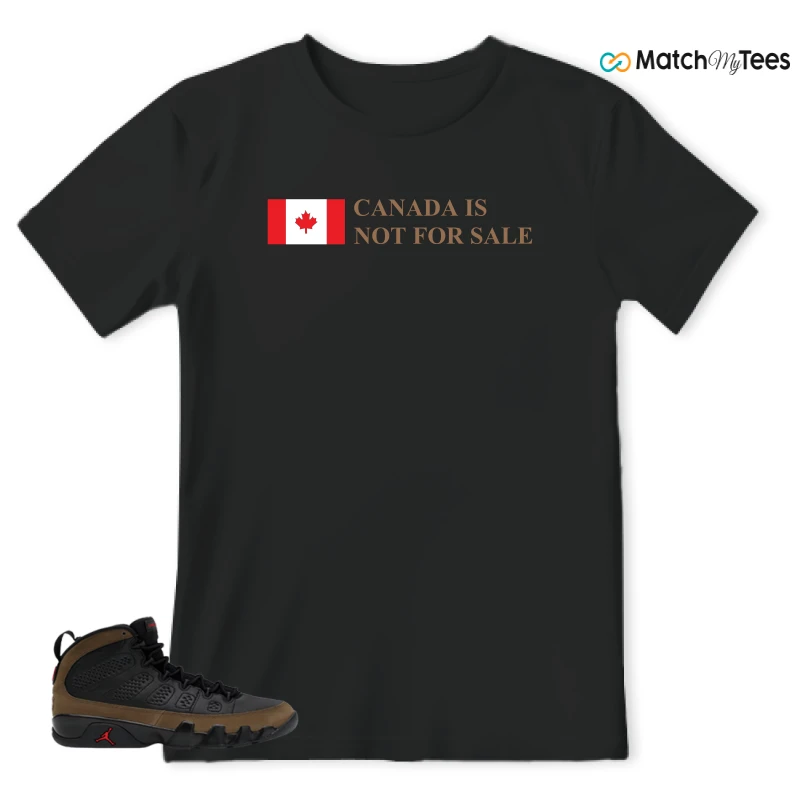 NIKE AIR JORDAN 9 OLIVE SNEAKER Matching Tees t-shirt