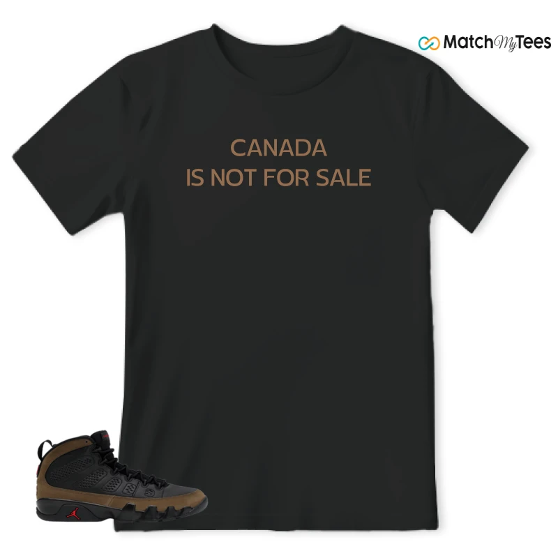 NIKE AIR JORDAN 9 OLIVE SNEAKER Matching Tees t-shirt