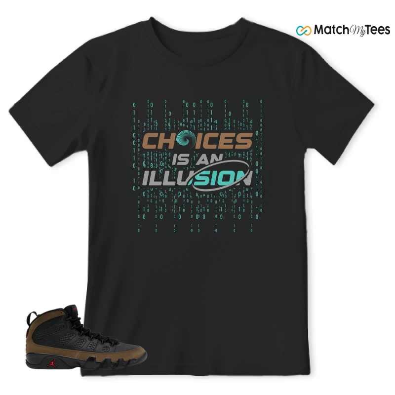 NIKE AIR JORDAN 9 OLIVE SNEAKER Matching Tees t-shirt