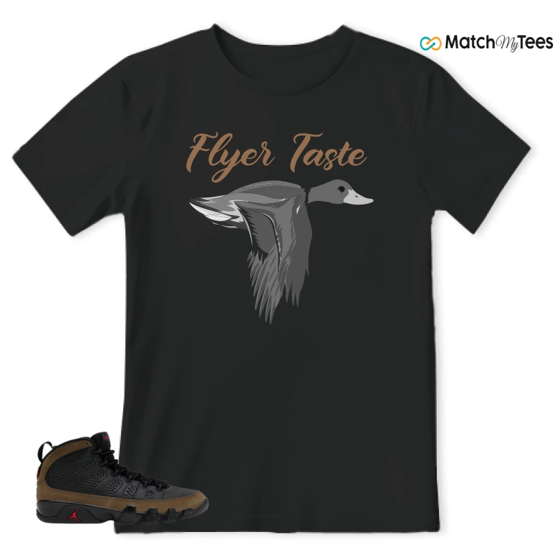 NIKE AIR JORDAN 9 OLIVE SNEAKER Matching Tees t-shirt