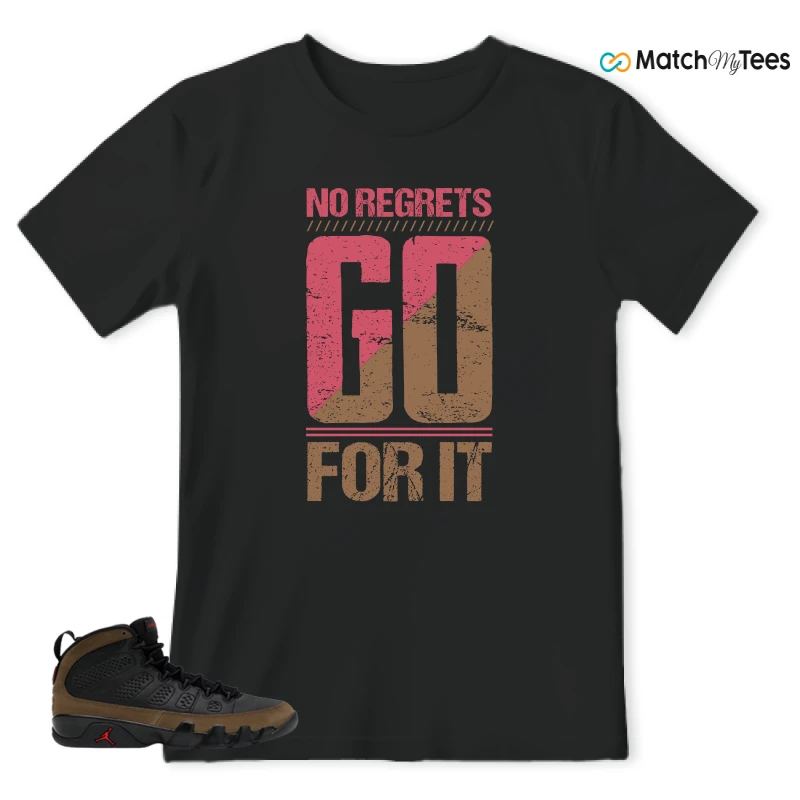 NIKE AIR JORDAN 9 OLIVE SNEAKER Matching Tees t-shirt