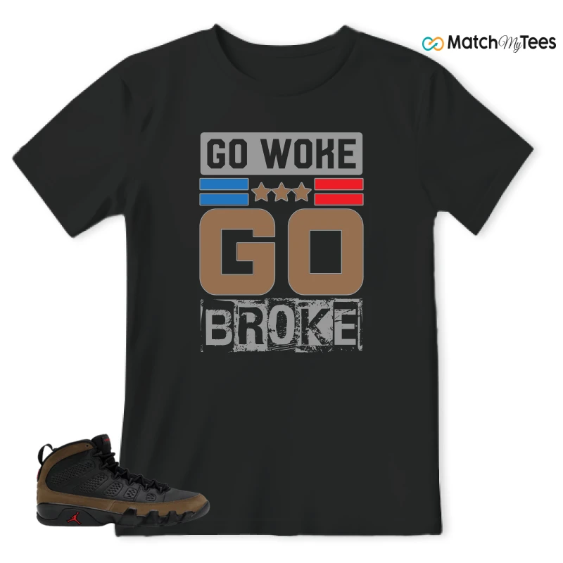 NIKE AIR JORDAN 9 OLIVE SNEAKER Matching Tees t-shirt