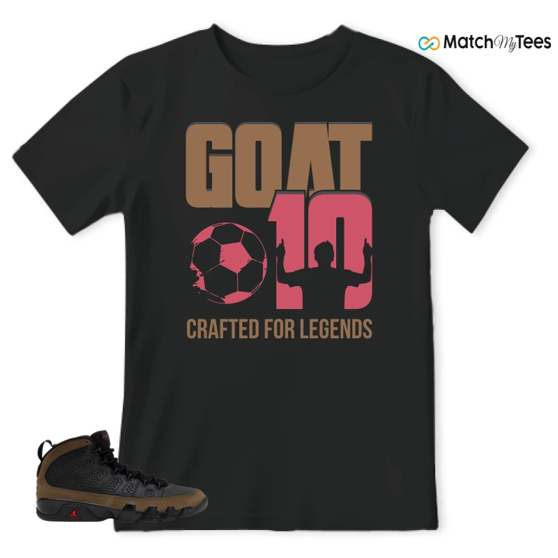 NIKE AIR JORDAN 9 OLIVE SNEAKER Matching Tees t-shirt