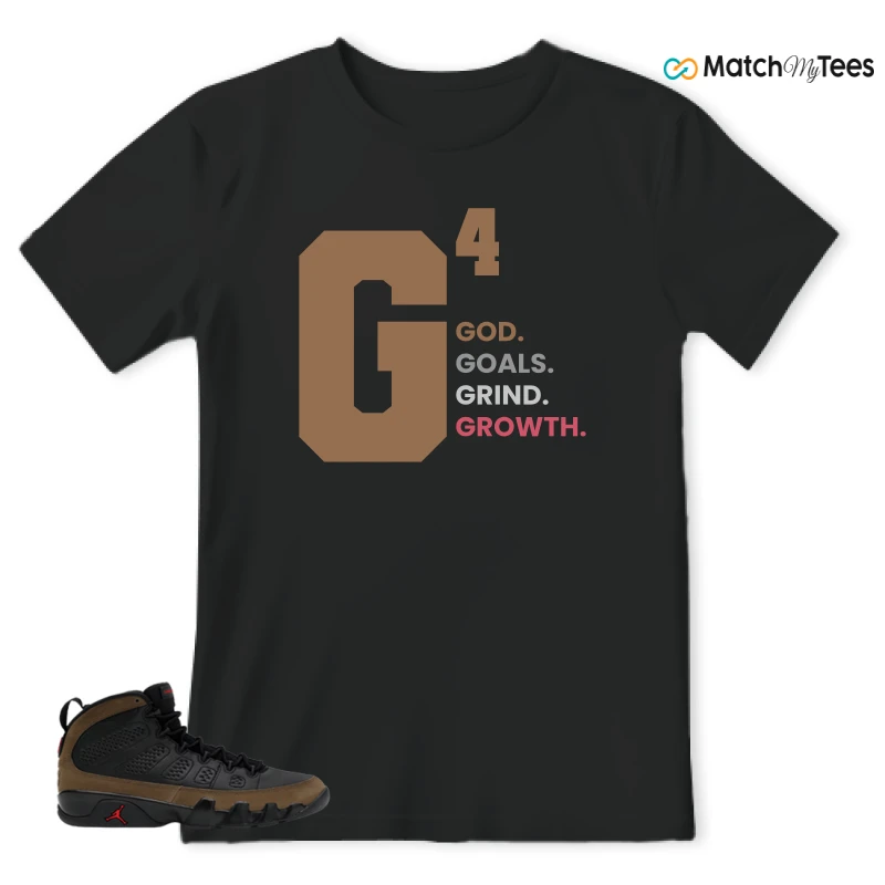 NIKE AIR JORDAN 9 OLIVE SNEAKER Matching Tees t-shirt