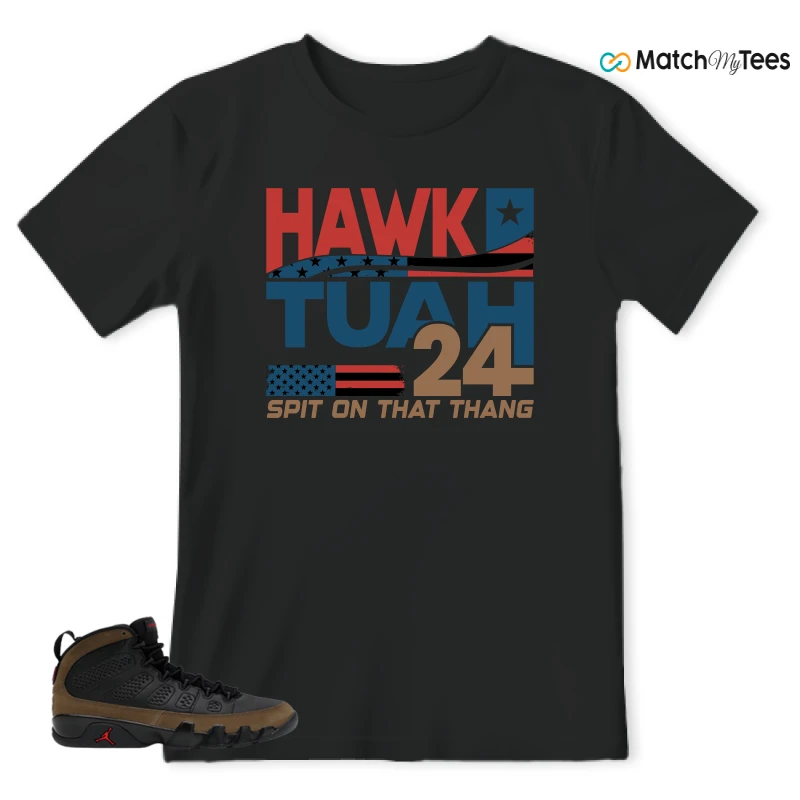 NIKE AIR JORDAN 9 OLIVE SNEAKER Matching Tees t-shirt