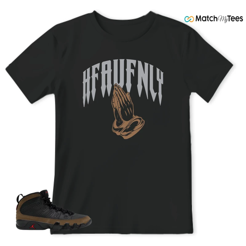 NIKE AIR JORDAN 9 OLIVE SNEAKER Matching Tees t-shirt