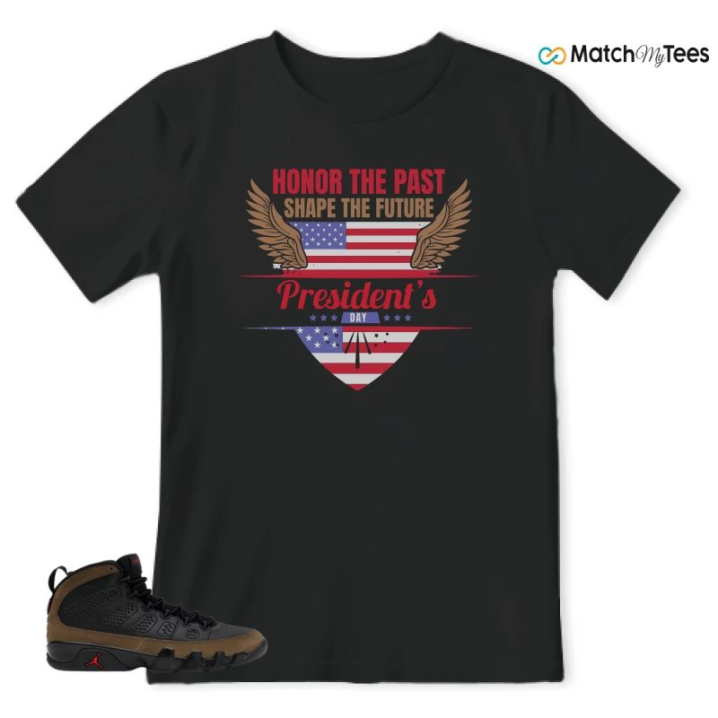 NIKE AIR JORDAN 9 OLIVE SNEAKER Matching Tees t-shirt