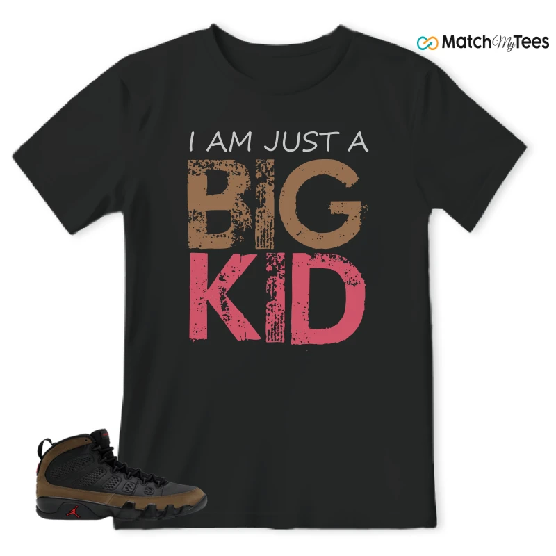 NIKE AIR JORDAN 9 OLIVE SNEAKER Matching Tees t-shirt