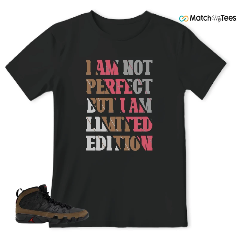 NIKE AIR JORDAN 9 OLIVE SNEAKER Matching Tees t-shirt