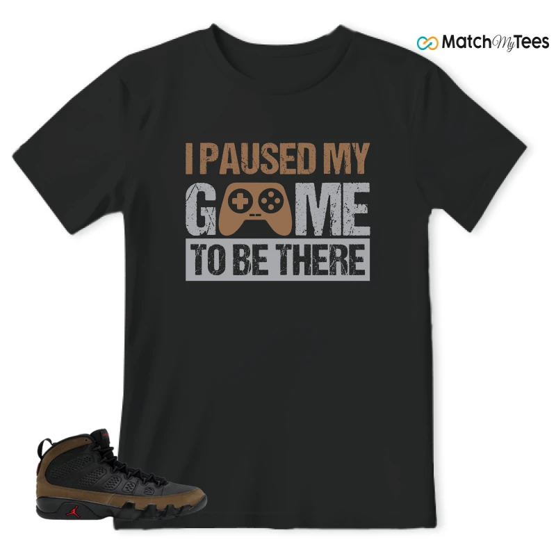 NIKE AIR JORDAN 9 OLIVE SNEAKER Matching Tees t-shirt