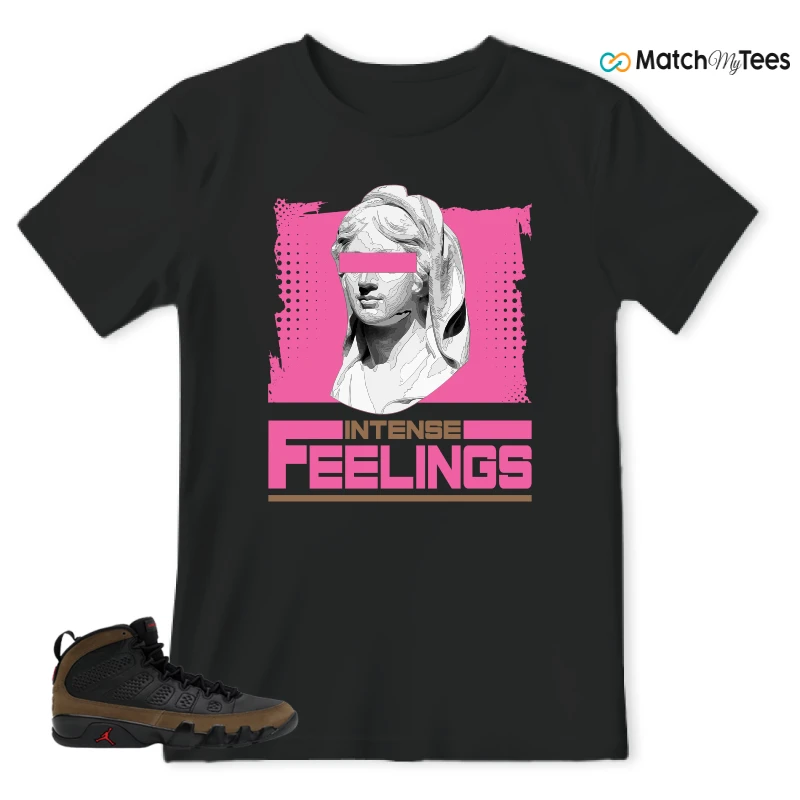 NIKE AIR JORDAN 9 OLIVE SNEAKER Matching Tees t-shirt
