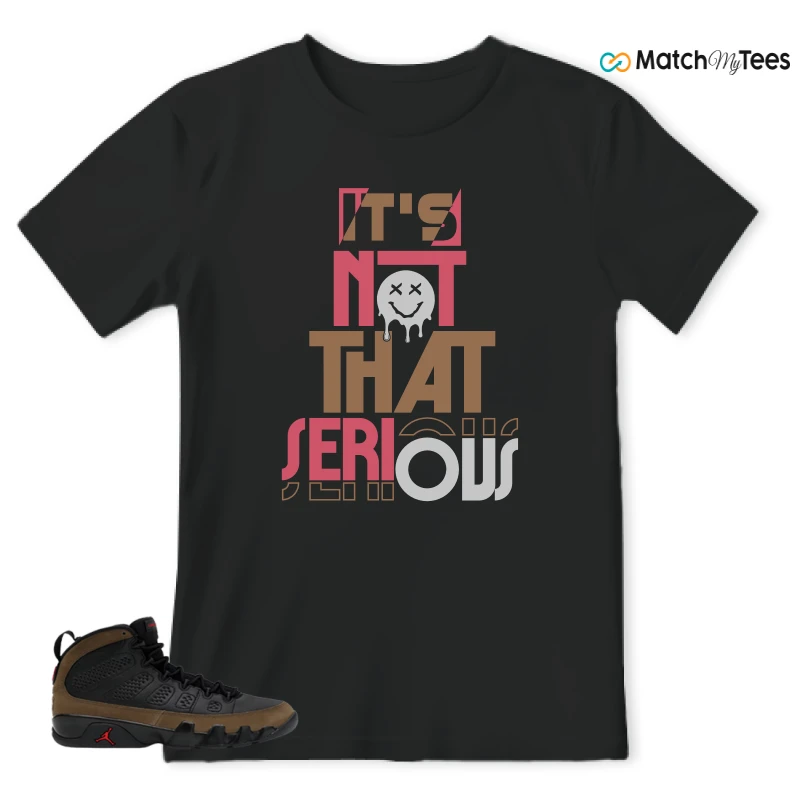 NIKE AIR JORDAN 9 OLIVE SNEAKER Matching Tees t-shirt