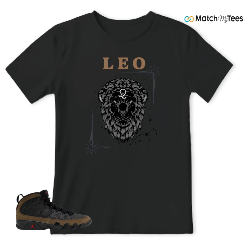 NIKE AIR JORDAN 9 OLIVE SNEAKER Matching Tees t-shirt