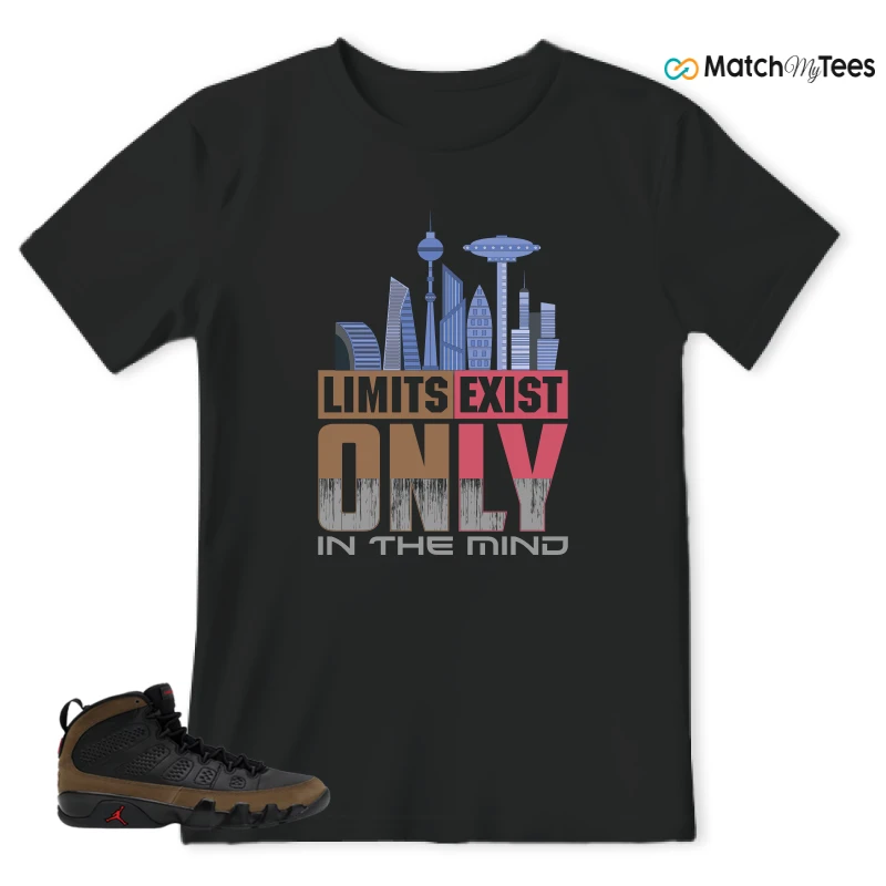 NIKE AIR JORDAN 9 OLIVE SNEAKER Matching Tees t-shirt