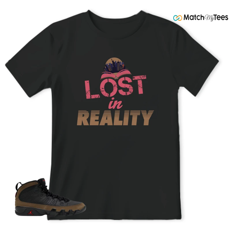 NIKE AIR JORDAN 9 OLIVE SNEAKER Matching Tees t-shirt