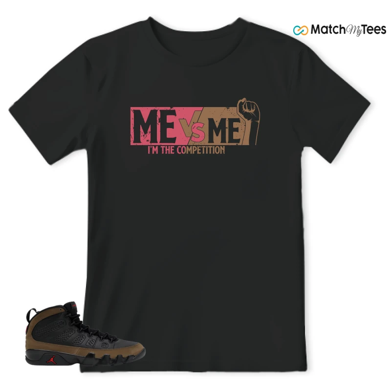 NIKE AIR JORDAN 9 OLIVE SNEAKER Matching Tees t-shirt