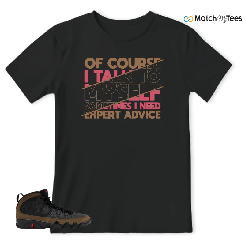 NIKE AIR JORDAN 9 OLIVE SNEAKER Matching Tees t-shirt