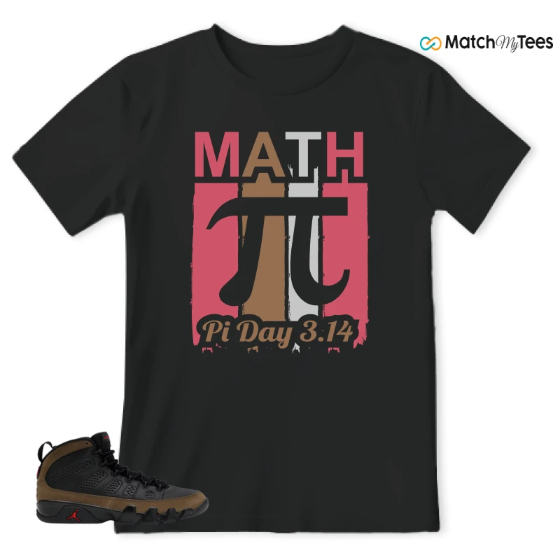 NIKE AIR JORDAN 9 OLIVE SNEAKER Matching Tees t-shirt